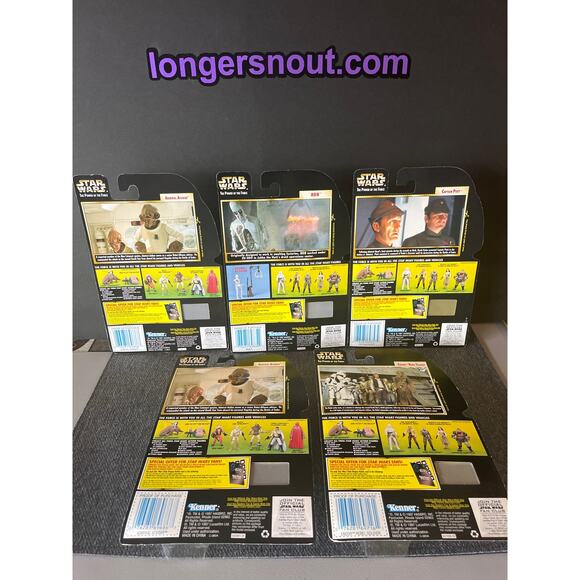 Star Wars - Power of the Force (POTF): LOT of 5 boxed-figures with freeze frame. - Picture 2 of 16